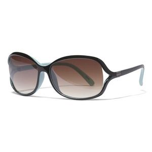 Plastic Two Tone Blue Fashion Sunglasses